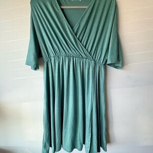 Sage Green Maternity Dress
